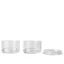 Ferm Living Stapelbare Behälter Boya im 8er Set von Ferm Living Mauve
