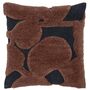 Ferm Living Tuftingkissen Cilla im 2er Set von Ferm Living Black / Dark Chocolate