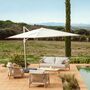 Kave Home Exzentrischer Sonnenschirm Noli von Kave Home L: 300 cm, Taupe