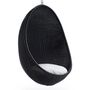 Sika-Design Hängender Egg Outdoor Sessel von Sika-Design Schwarz