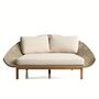 Kave Home 2er-Sonnenliege Olbia von Kave Home Grün / Beige