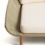 Kave Home 2er-Sonnenliege Olbia von Kave Home Grün / Beige