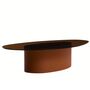 Kave Home Couchtisch Olir von Kave Home L: 81 cm / B: 140 cm / H: 35 cm, Cognac