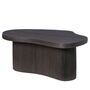 Ferm Living Isola Coffee Table Dark Stained, Rattan