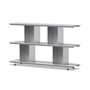 Nils Holger Moormann Zoll D - 2 Stufen Aluminium unbehandelt, B: 140 cm, H: 70 cm