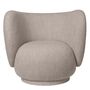 Ferm Living Kids Lounge Chair Rico von Ferm Living Natural - Soft Bouclé