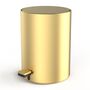 Decor Walther Pedaleimer TE 50 von Decor Walther Matt Gold PVD