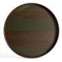 Ethnicraft Rundes Tablett Second Nature von Ethnicraft XL : Ø 92 , Moss Eco