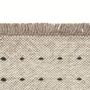 Kvadrat Rugs Teppich Yield Dot Naturally Coloured Fringes von Kvadrat L: 170 cm / B: 240 cm, 0115