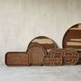 Ethnicraft Rundes Tablett Second Nature von Ethnicraft L : Ø 61 , Auburn 