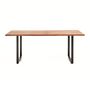 Kave Home Tisch Uxue von Kave Home L: 90 cm / B: 180 cm, Natur / Schwarz