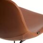 Kave Home Hohe Rückenlehne Hocker Zahara von Kave Home  Sitzhöhe: 75 cm, Cognac
