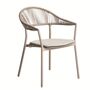 Kave Home Stapelbarer Outdoor Stuhl Alimia von Kave Home Taupe / Beige