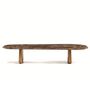 Kave Home Marmor Couchtisch Pirita von Kave Home Braun / Natur Finish