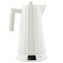 Alessi Elektrischer Wasserkocher Plissé von Alessi Weiss