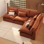 Kave Home Modulares 4-Sitzer-Ecksofa Ohne Pouf Anarela von Kave Home Terrakotta
