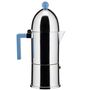 Alessi Alessi La Cupola Espressomaschine Aluminium / Hellblau