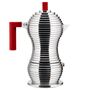 Alessi Alessi Pulcina Espressomaschine Rot, 6 Tassen