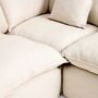 Kave Home Modulares 4-Sitzer Ecksofa Mit Pouf Anarela von Kave Home Links, Beige