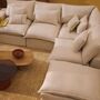 Kave Home Modulares 4-Sitzer Ecksofa Mit Pouf Anarela von Kave Home Links, Beige