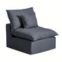 Kave Home Sessel Anarela von Kave Home B: 90 cm, Dunkelgrau