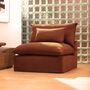 Kave Home Sessel Anarela von Kave Home B: 110 cm, Terrakotta
