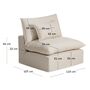 Kave Home Sessel Anarela von Kave Home B: 110 cm, Beige