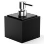 Decor Walther Seifenspender BROWNIE SSP von Decor Walther Lederimitat Schwarz, Schwarz