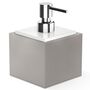 Decor Walther Seifenspender BROWNIE SSP von Decor Walther Lederimitat Taupe, Weiss