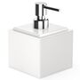 Decor Walther Seifenspender BROWNIE SSP von Decor Walther Lederimitat Weiss, Weiss