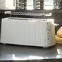 Langer Doppelfach-Toaster Plissé von Alessi