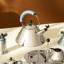 Elektrischer Wasserkocher MG32 Kabelfreier von Alessi