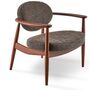 POLSPOTTEN Lounge Chair Roundy von POLSPOTTEN Dunkelbraun