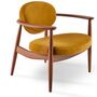 POLSPOTTEN Lounge Chair Roundy von POLSPOTTEN Ocker