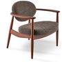 POLSPOTTEN Lounge Chair Roundy von POLSPOTTEN Dunkelbraun
