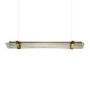DCWéditions Pendelleuchte Seagull von DCW Gold, L: 120 cm