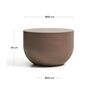 Kleiner Outdoor Couchtisch Garbet