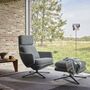Grand Relax und Ottoman in Leder von Vitra