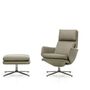 Grand Relax und Ottoman in Leder von Vitra