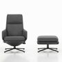 Grand Relax und Ottoman in Leder von Vitra