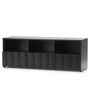 Normann Copenhagen Hybrid Lowboard Rib von Normann Copenhagen Soft Black