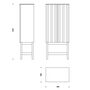 Hoher Schrank Rib von Normann Copenhagen