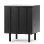 Normann Copenhagen Nachttisch Rib von Normann Copenhagen Soft Black
