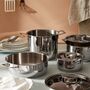 Flache Kasserolle mit zwei Griffen Pots&Pans von Alessi