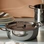 Flache Kasserolle mit zwei Griffen Pots&Pans von Alessi