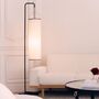 Gubi Stehleuchte Silk Lantern von Gubi Soft Black Semi Matt