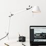 Artemide Tolomeo Micro mit Fuss von Artemide Glänzendes Weiss-1