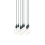 Muuto Cluster Pendelleuchten E27 von Muuto Dark Green, 7 Lampen
