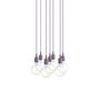 Muuto Cluster Pendelleuchten E27 von Muuto Dusty Lilac, 7 Lampen