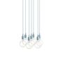Muuto Cluster Pendelleuchten E27 von Muuto Light Blue, 7 Lampen